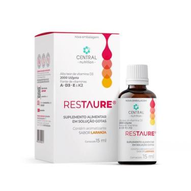 Imagem de Restaure Central Nutrition 15ml- Vitamina A- D3- E- K2, Sem Sabor