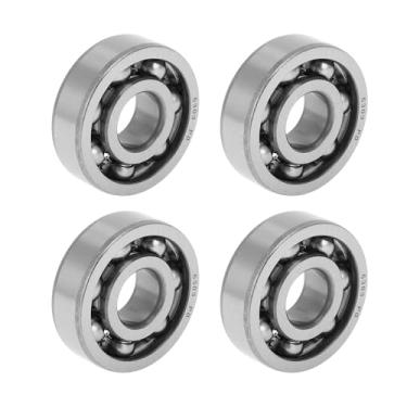 Imagem de ACROPIX 6303 Rolamentos rígidos de esferas P0 17 x 47 x 14 mm rolamentos lubrificados tipo aberto tom prata scooter skate roda 4 peças