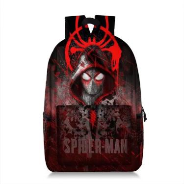 Imagem de Mochila de aranha mochila estilo de moda de estudante masculino