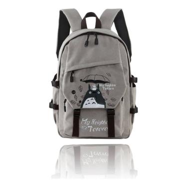 Imagem de Mochila de lona, anime, desenho animado, laptop de 14 polegadas, gênero neutro