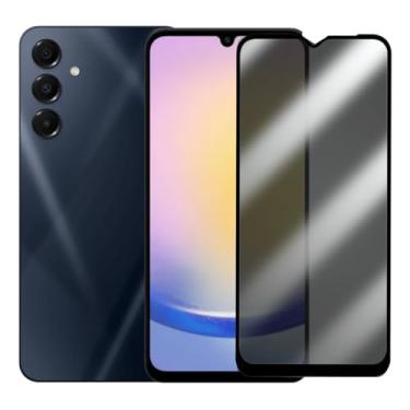 Imagem de Película de Privacidade em Vidro Temperado para Samsung Galaxy A25, 6.5 Polegadas, Anti Curioso, Proteção Anti-impacto