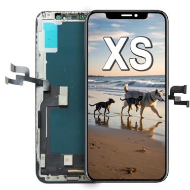 Imagem de EFAITHLIFE Tela de substituição para iPhone Xs de 5,8 polegadas, tela LCD sensível ao toque com adesivo à prova d'água, compatível com os modelos A1920, A2097, A2098, A2099, A2100 (sem ferramentas)