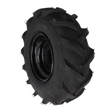 Imagem de Asixxsix Go Kart MONTAGEM DO TIO, 13X5.00-6 Conjuntos de Pneus e Rodas Resistentes a Punção Com Tração No Ombro Atualizada para Atv Quad Off Road Go Kart Cart Mini Bike Gawn Mower