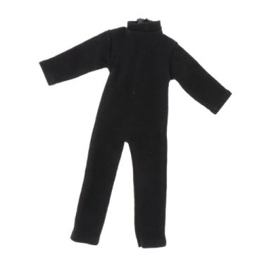 Imagem de Colaxi Roupas de bonecos de ação em escala 1:12, acessórios de fantasia, mini roupas em miniatura da moda, macacão masculino de 6 polegadas