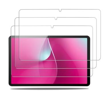Imagem de NOUKAJU [Pacote com 3] Protetor de tela para tablet T-Mobile Revvl Tab 2 de 10,1 polegadas, vidro temperado HD, dureza 9h, arranhões, antiimpressão digital, protetor de filme de vidro temperado para