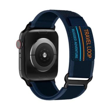 Imagem de Pulseira Nylon Loop Trilha Compatível Com Apple Watch - Baú do Viking,