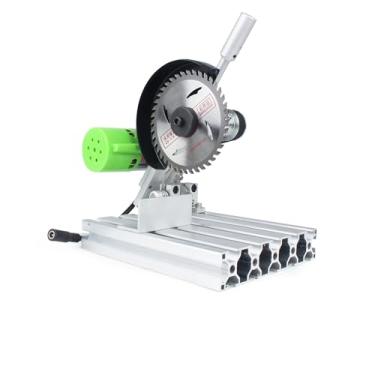 Imagem de RATTMMOTOR Mini Serra De Mesa Q89-5 4" - Máquina Corte Portátil Multiuso Para Pequenos Hobby, 110V-220V, Ângulo Ajustável 0-45°, Motor 895 Artesanato