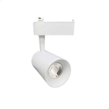 Imagem de Spot Led 7W para Trilho Eletrificado Branco - Luz Branco Quente 3000K