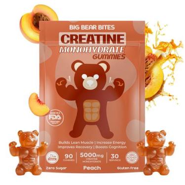Imagem de Suplemento Gomas de monohidrato de creatina Big Bear Bites 5000 mg