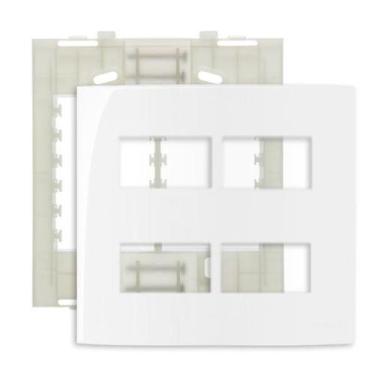 Imagem de Espelho Placa 4x4 4 Postos Separados Com Suporte Sleek MarGirius