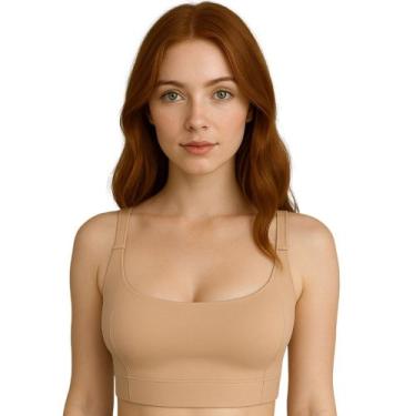 Imagem de Sutiã sem Bojo Microfibra com Alças Reforçada Sustentação - c5 CLÁUDIA