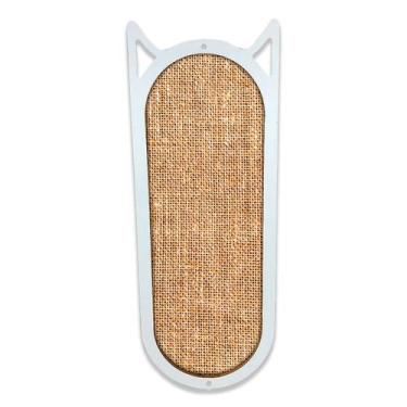 Imagem de Arranhador De Gato Parede Brinquedo Vertical Sisal Branco - JKVERAS