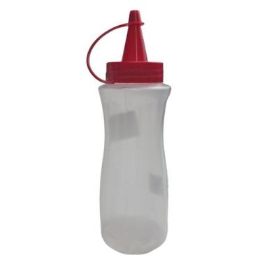 Imagem de Bisnaga 200ml vermelha molho ketchup tritec bisnaga plastica