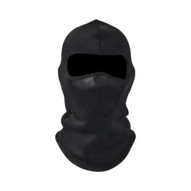 Imagem de Gorro De Inverno Em Veludo Com Rede Para Motocicleta, À Prova De Poeir