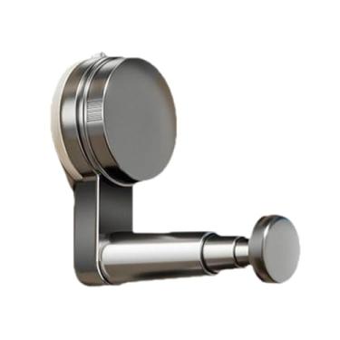 Imagem de Bothyi Cabide Organizador com Ventosa, Extensível, Suporte para Cabide de Roupas, Varão para Quarto, Lavanderia, Máquina de Lavar, Prata