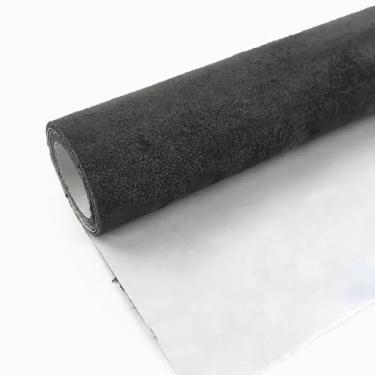 Imagem de Self-Adhesive Velvet Fabric (20x30cm, 1PC) – 0.8mm Thick Synthetic Suede for Car Roof Lining, DIY Projects, Durable(DarkSilvery)