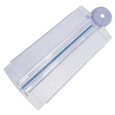 Imagem de oshhni Cortador de papel 12 em 1, cortador de papel leve e resistente para trabalhos manuais, ferramenta de corte para scrapbooking, fotos, cartões de visita, Tolet