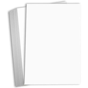 Imagem de Hamilco Cartolina branca grossa 28 x 43 cm - capa pesada de 50 kg, embalagem com 50 (brilhante)