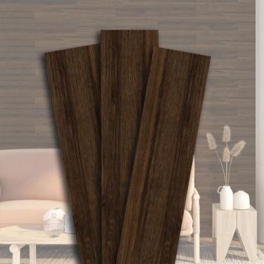 Imagem de Kit Placas Painel Revestimento De Parede Efeito Madeira Montável - PAP