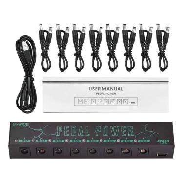 Imagem de 2X M-Vave Fonte De Alimentação Para Pedal De Efeito De Guita