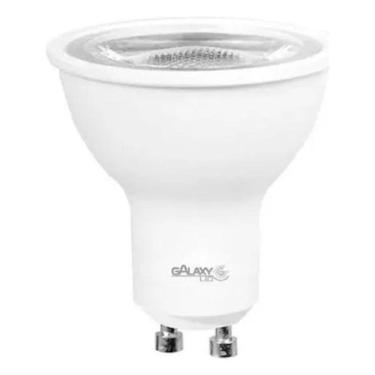 Imagem de 2X Kit 4 Lâmpada Led Dicroica Mr16 Gu10 6,5W Branco Frio 650