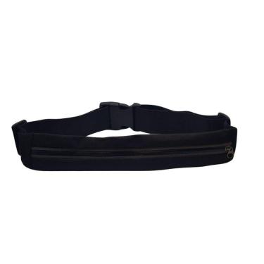 Imagem de Pochete Esportiva Corrida Slim Impermeável Ajuste Na Cintura Preto