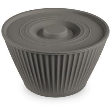 Imagem de Tigela Plástico Com Tampa 1000ml Redonda Bowl Pote Redondo - Usual Uti