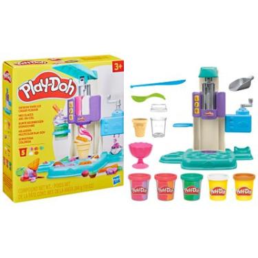 Imagem de CONJUNTO PLAYDOH SORVETERIA COLORIDA