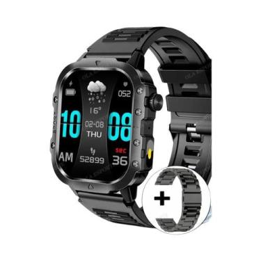 Imagem de Relógio Inteligente Masculino GPS Luz LED Tela HD Chamada Bluetooth NF