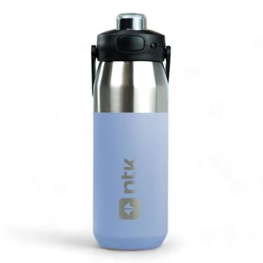 Imagem de Garrafa Térmica Isomax 750ml Aço Inoxidável NTK Azul Cclaro