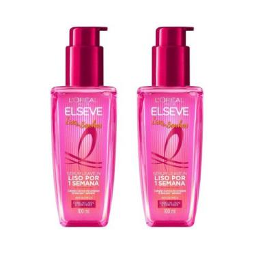 Imagem de Sérum Elseve Liso Dos Sonhos AHA + Queratina Vegetal 100ml (2 Unidades