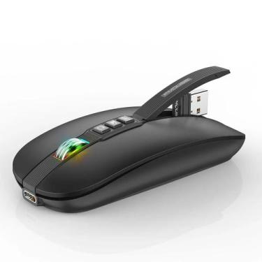 Imagem de Mouse Recarregável Bluetooth Para Macbook Air Pro M1 M2 M3 E M4 - WISI