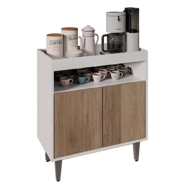 Imagem de Aparador Buffet Cantinho do Café 70,5cm 2P Marie M12 - D'Rossi