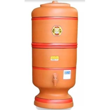 Imagem de Filtro De Barro São Pedro 6 Litros com 2 Boias e 2 Velas Tripla Ação