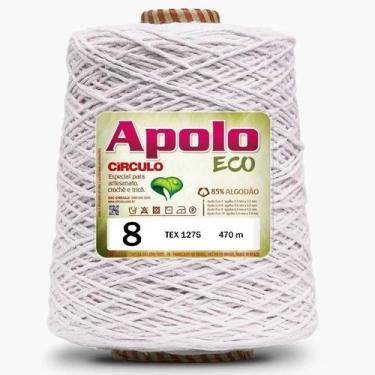 Imagem de FIO LINHA BARBANTE APOLO ECO CIRCULO Nº 08 600G 457 M, 20 - NATURAL