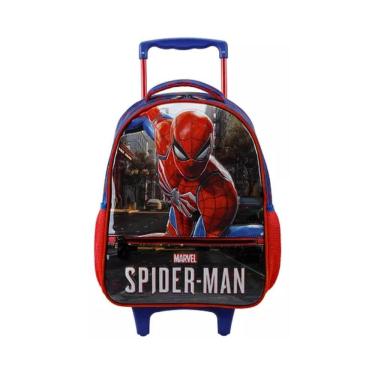 Imagem de Mochila De Rodinha 14 Spider Man 11671 Artigo Escolar