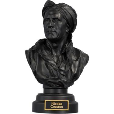 Imagem de Estátua Busto Nicolas Coustou (Cor Aurum Noctis)