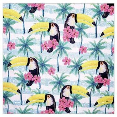 Imagem de Kit 4 Guardanapo De Tecido Tucano Palmeira 40Cmx40Cm