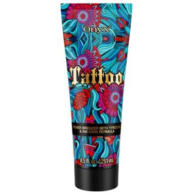 Imagem de Onyx Loção Para Cama De Bronzeamento Artificial Tatuagem, Proteção Contra Desbotamento, Intensificador Cor, Acelerador Ambientes Internos E Externos, Pele Vibrante Macia, Homens Mulheres, Hidratante