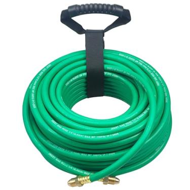 Imagem de Mangueira de gás argônio de 3 m, mangueiras de soldagem de gás inerte para regulador de soldagem MIG/TIG, mangueira reguladora de medidor de fluxo de argônio/CO2, 5/20.3 cm UNF-18RH, acessórios NPT