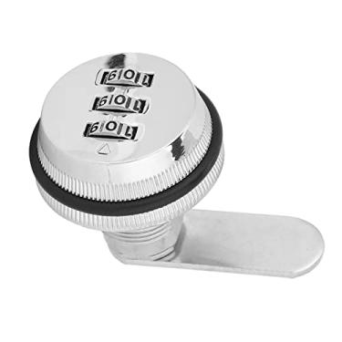 Imagem de Combinação de Liga de Zinco Camlock Locker Senha Protetor para Porta do Armário da Gaveta Com Código de Passagem de 3 Dígitos (Prata)