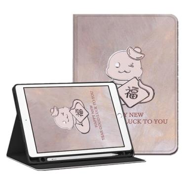 Imagem de Yzlvigrous Capa para ipad Mini 7 Gen 2024/ipad Mini 6 Gen 2021, Visualização em Vários Ângulos, Capa Fina de Suporte PU de 8.3 Polegadas com Despertar/sono Automático
