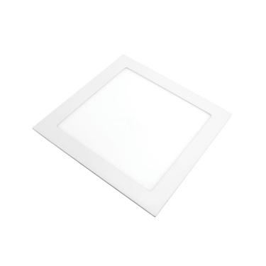 Imagem de Painel De Led Lorenzetti Quadrado De Embutir 24w Bivolt 3000k Luz Amarela