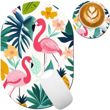 Imagem de TOEMZTFT Mouse pad pequeno, portátil, fundo de borracha antiderrapante à prova d'água, adequado para mouse sem fio, bandeja de teclado para laptop para homens e mulheres, viagens de escritório 18 x 27