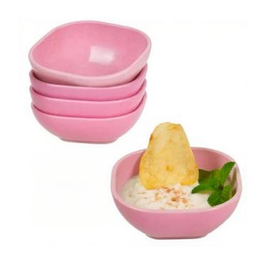 Imagem de ZQtyf Tigelas de mergulho, tigelas de palha de trigo, conjunto de copos inquebráveis de 142 a 127 g para acompanhamento, ketchup, soja, churrasco, sobremesa, sushi, festa, condimentos para servir