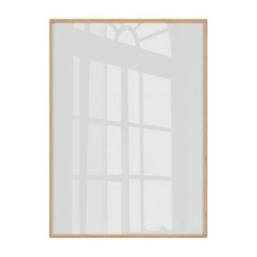 Imagem de Porta-Retratos Magnéticos Quadro Moldura 50x70 Caixa Alta Grande Com Vidro ou Acetato Certificado Caixa Alta(Avelã,Vidro)