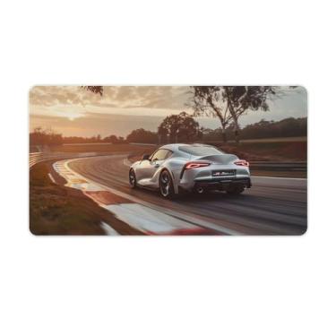 Imagem de HouLaiZhe Speed ​​sup JDM Car Track Grande Gaming Mouse Pads Tapete de Mesa Base de Borracha Antiderrapante Laptop Acessórios de Computador Suprimentos Bloco de Escrita para Escritório Casa 40 X 75 cm
