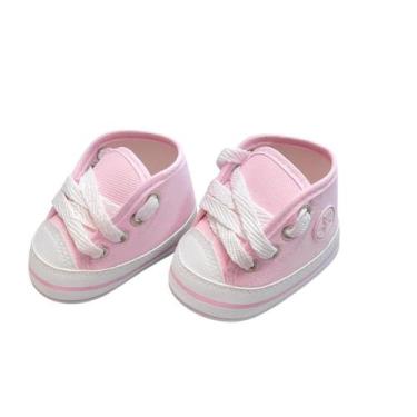 Imagem de Tênis Sapatinho Star Bebê Recém Nascido Cano Alto Menina Menino - XUKI