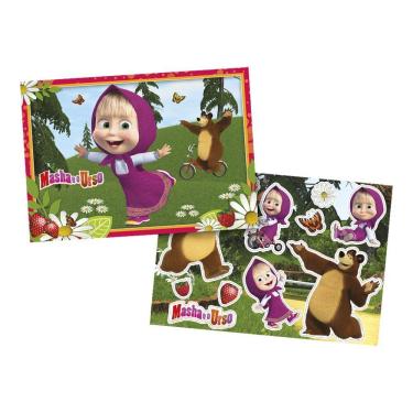 Imagem de Kit Decorativo Masha E O Urso - 11 Itens