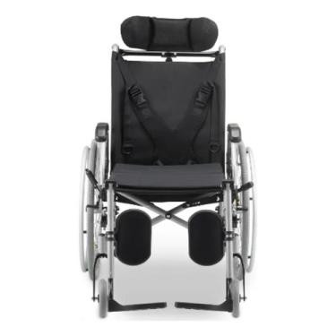 Imagem de Cadeira de Rodas Reclinável Dobrável em Alumínio modelo D700 - Dellame